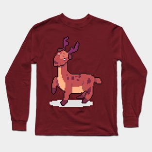 A Menagerie of Pixels Goat Long Sleeve T-Shirt